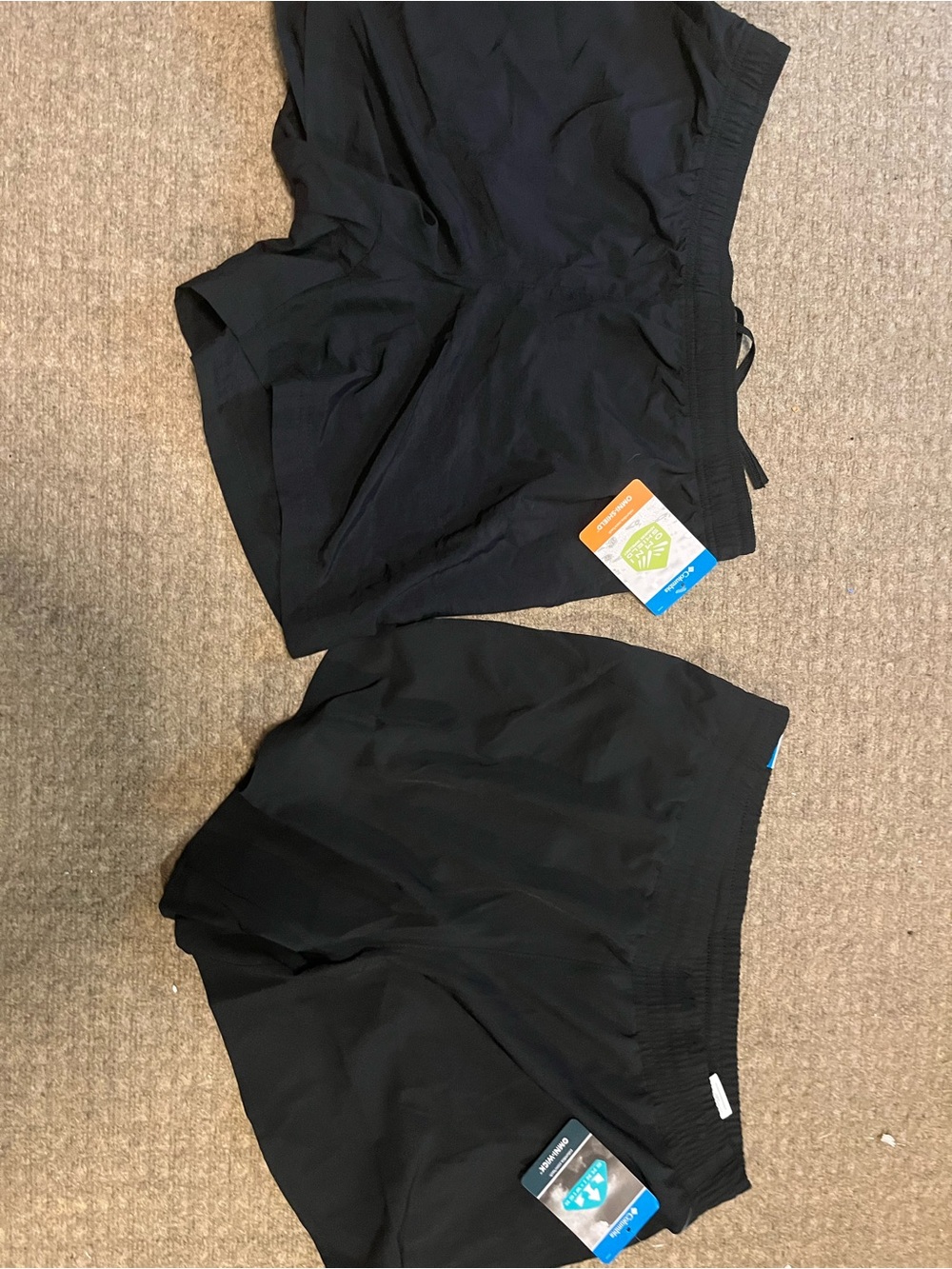 Columbia Black Men's Athletic Shorts